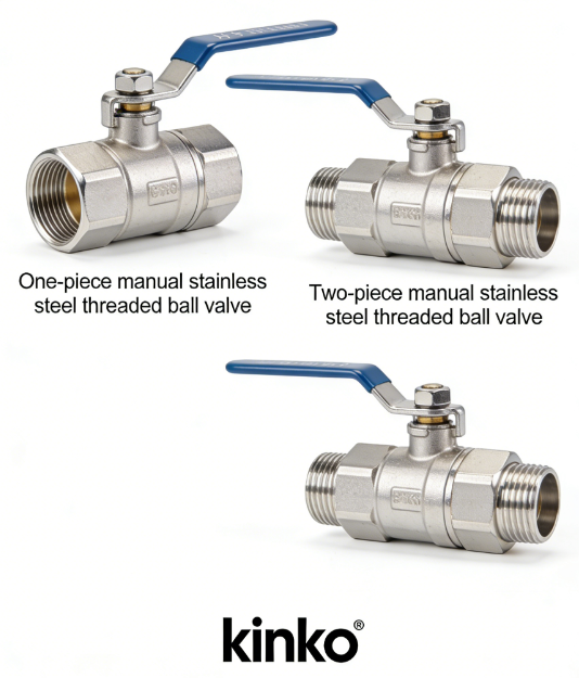 Difference Between One-Piece and Two-Piece Threaded Ball Valves